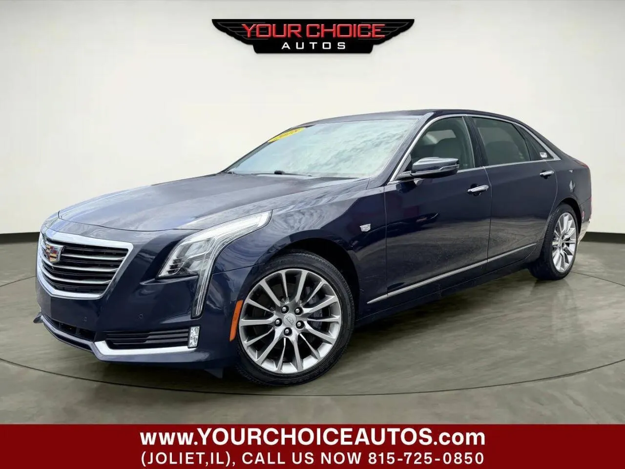 Blue 2018 Cadillac CT6 Luxury AWD for sale in Joliet, IL