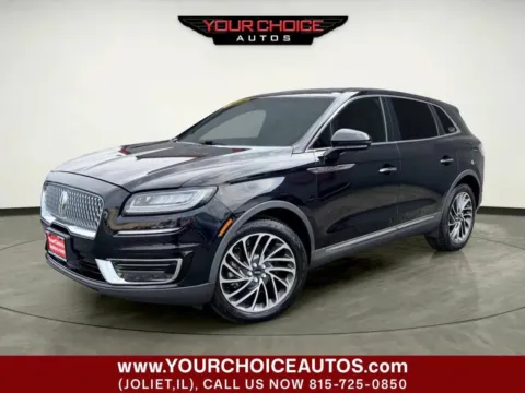Black 2019 Lincoln Nautilus Reserve for sale in Joliet, IL