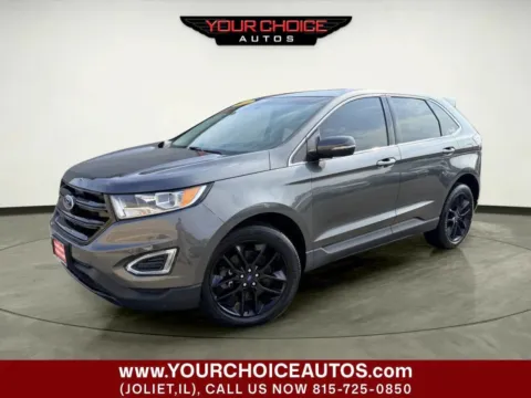 Gray 2016 Ford Edge Titanium for sale in Joliet, IL