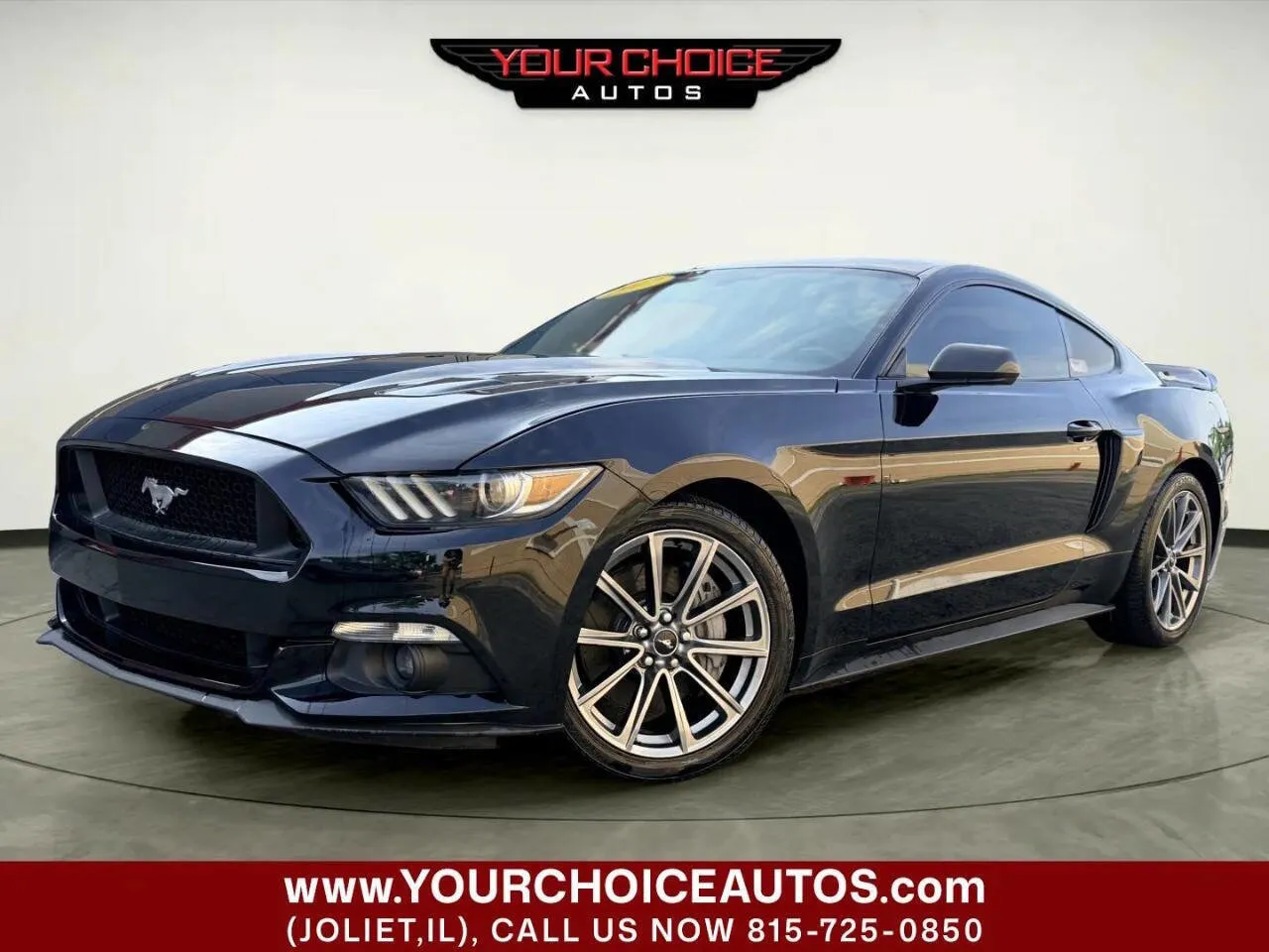 Black 2017 Ford Mustang GT 2dr Fastback for sale in Joliet, IL