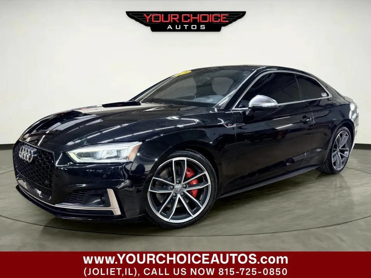 Black 2018 Audi S5 Coupe Prestige for sale in Joliet, IL