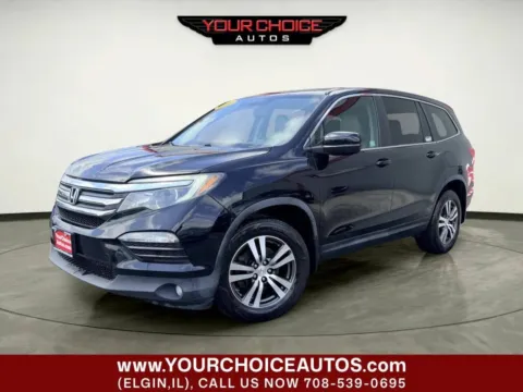 Black 2016 Honda Pilot EX-L for sale in Joliet, IL