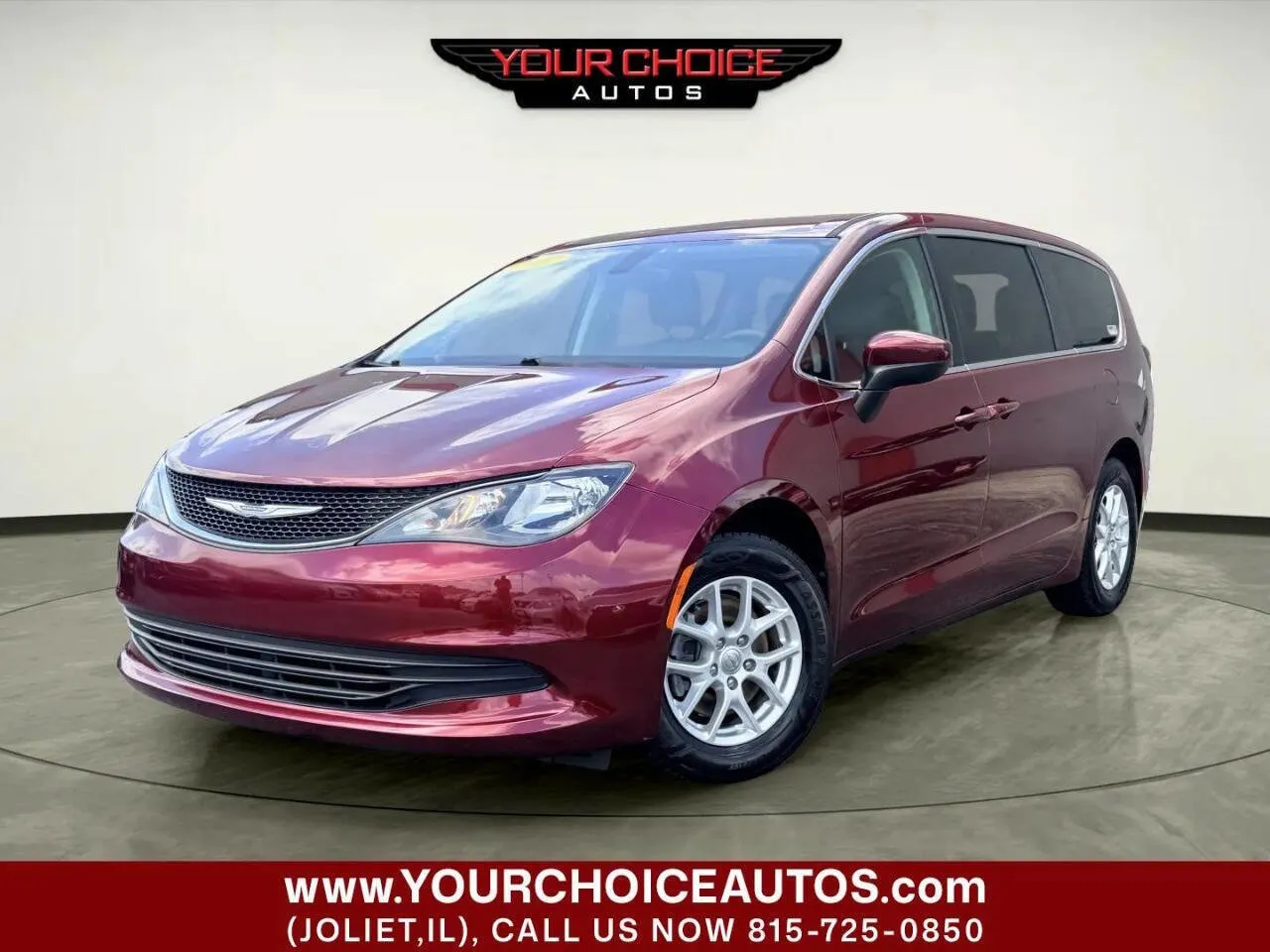 Red 2017 Chrysler Pacifica Touring for sale in Joliet, IL