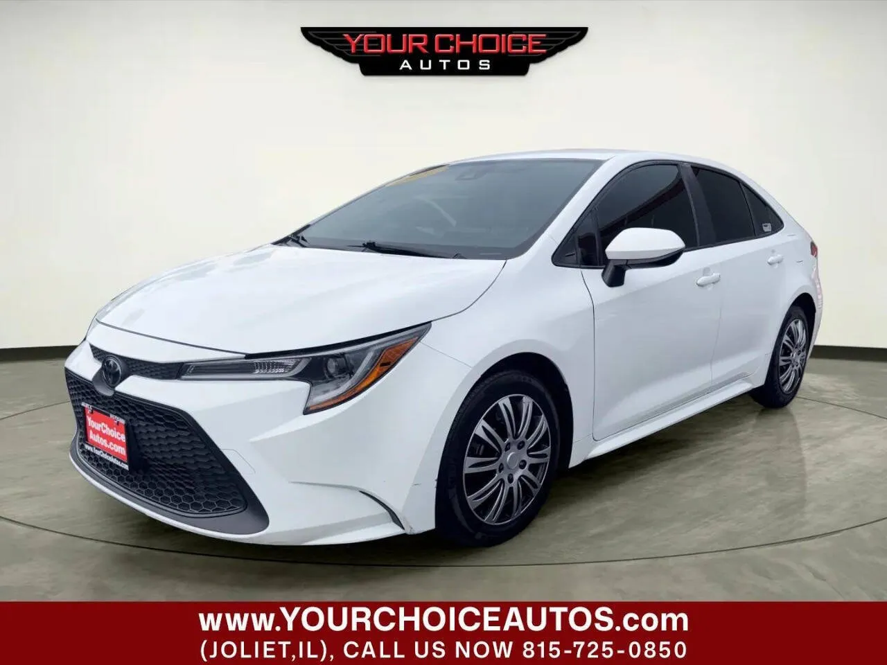 White 2021 Toyota Corolla LE for sale in Joliet, IL