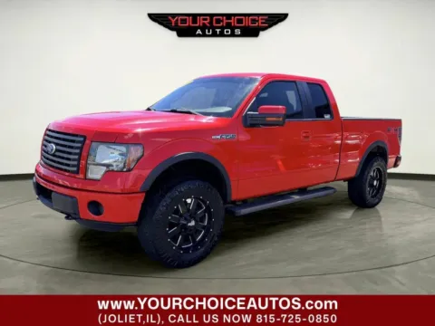 Red 2011 Ford F-150 FX4 4x4 4dr SuperCab Styleside 6.5 ft. SB for sale in Joliet, IL