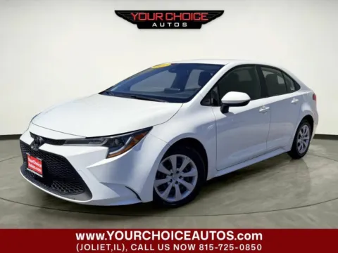 White 2022 Toyota Corolla LE for sale in Joliet, IL