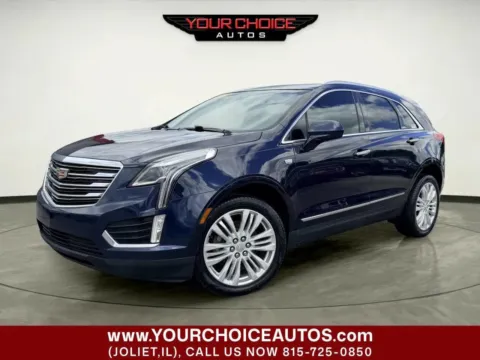Blue 2017 Cadillac XT5 Premium Luxury FWD for sale in Joliet, IL