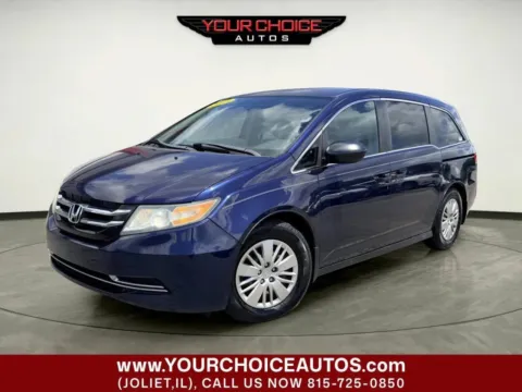 Blue 2015 Honda Odyssey LX for sale in Joliet, IL
