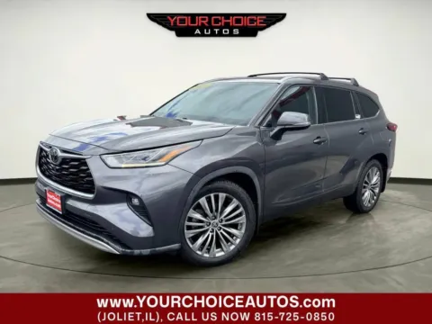 Gray 2020 Toyota Highlander Platinum for sale in Joliet, IL