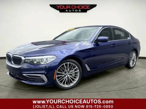 Blue 2019 BMW 5 Series 530i xDrive for sale in Joliet, IL