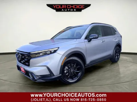 Gray 2025 Honda CR-V Hybrid Sport-L for sale in Joliet, IL