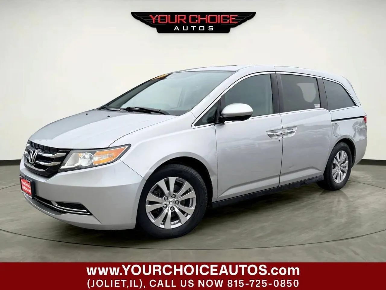 Silver 2015 Honda Odyssey EX-L for sale in Joliet, IL