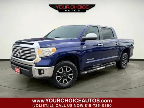 Blue 2014 Toyota Tundra 4WD Truck LTD for sale in Joliet, IL