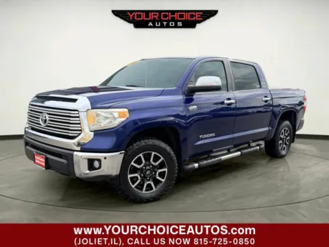 Blue 2014 Toyota Tundra 4WD Truck LTD for sale in Joliet, IL