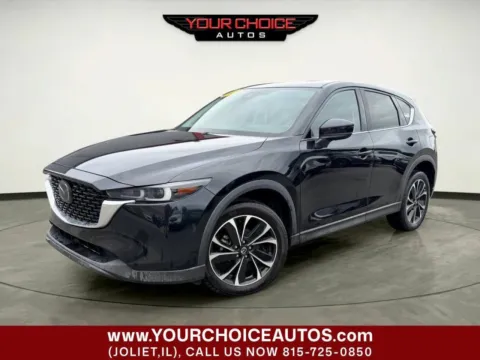 Black 2022 Mazda CX-5 2.5 S Premium Package for sale in Joliet, IL