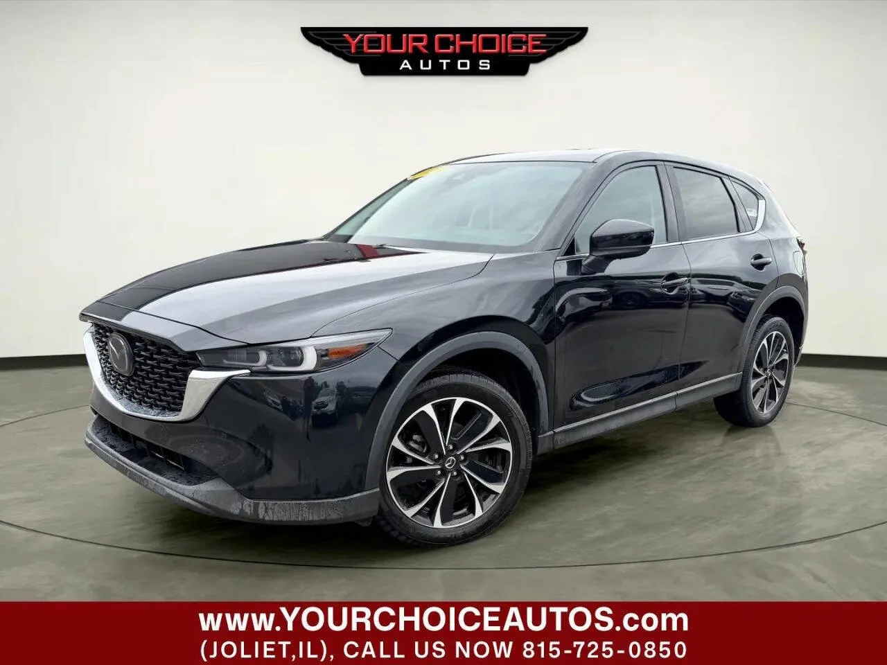 Black 2022 Mazda CX-5 2.5 S Premium Package for sale in Joliet, IL