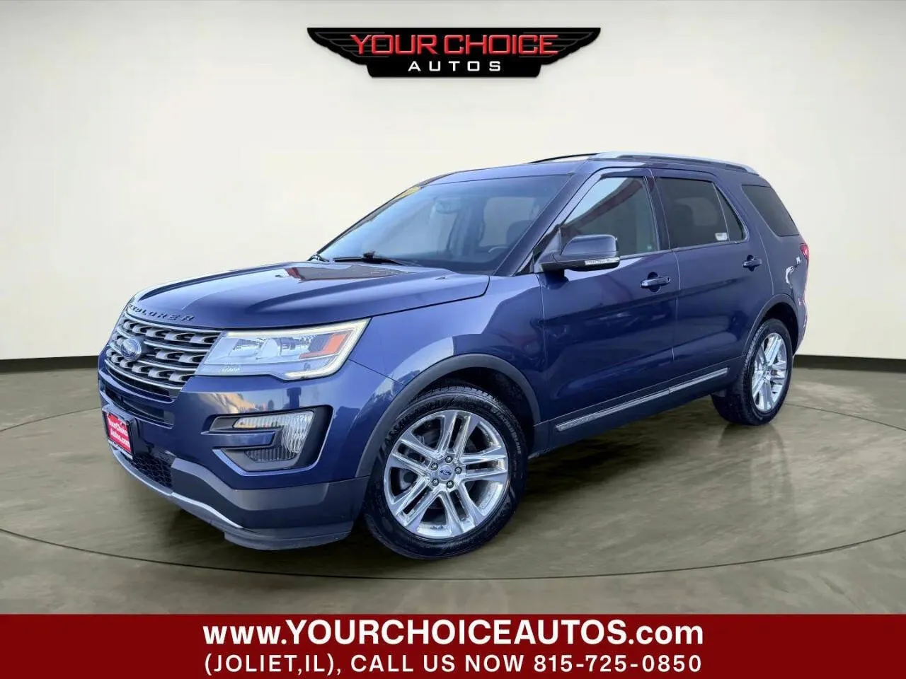 Blue 2016 Ford Explorer XLT for sale in Joliet, IL