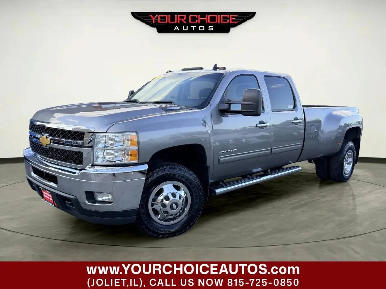 Gray 2012 Chevrolet Silverado 3500HD LT for sale in Joliet, IL