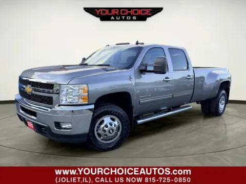 Gray 2012 Chevrolet Silverado 3500 HD LT for sale in Joliet, IL
