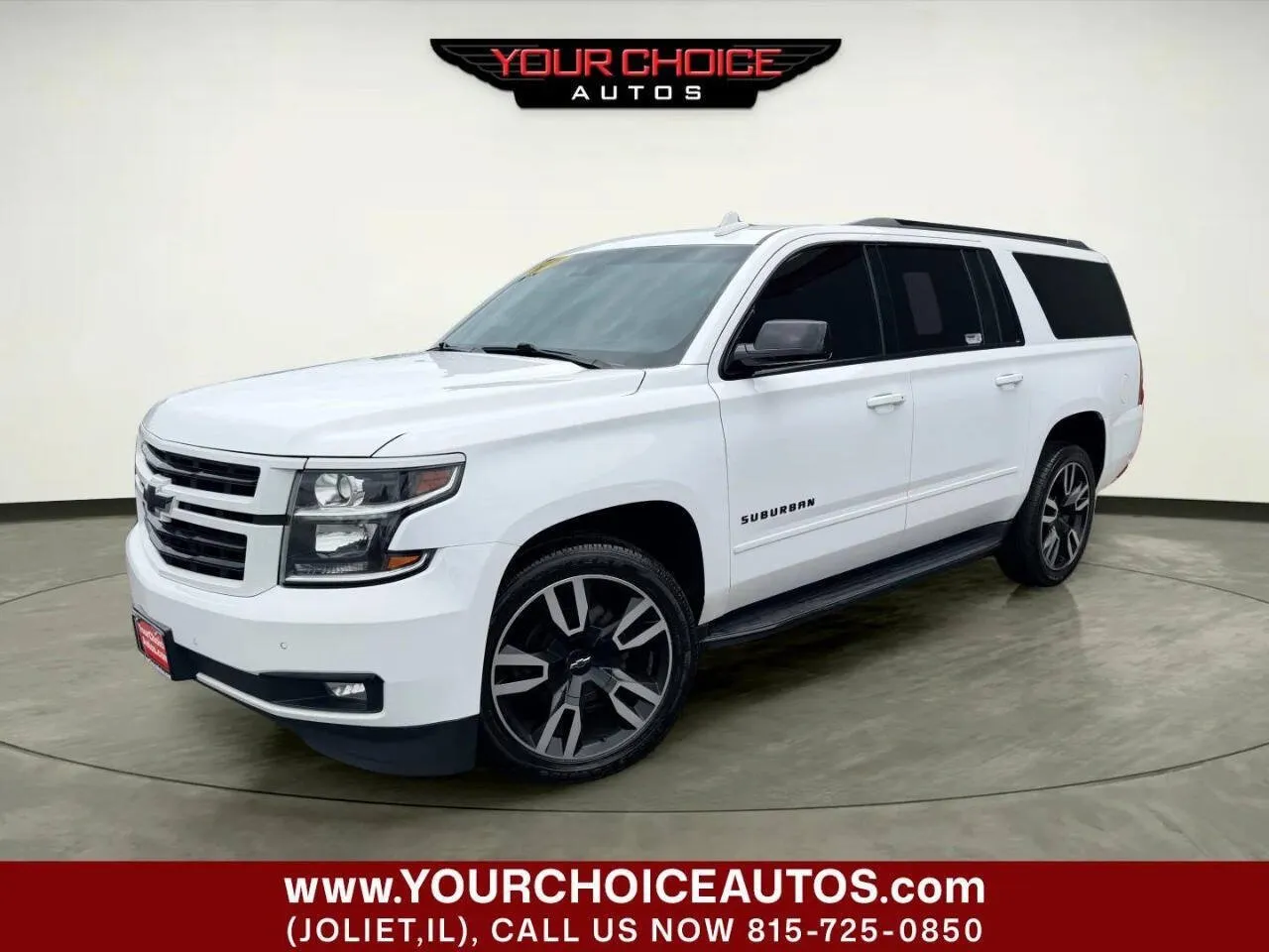 White 2018 Chevrolet Suburban Premier for sale in Joliet, IL