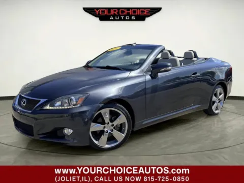 Gray 2011 Lexus IS 250C Base 2dr Convertible 6A for sale in Joliet, IL