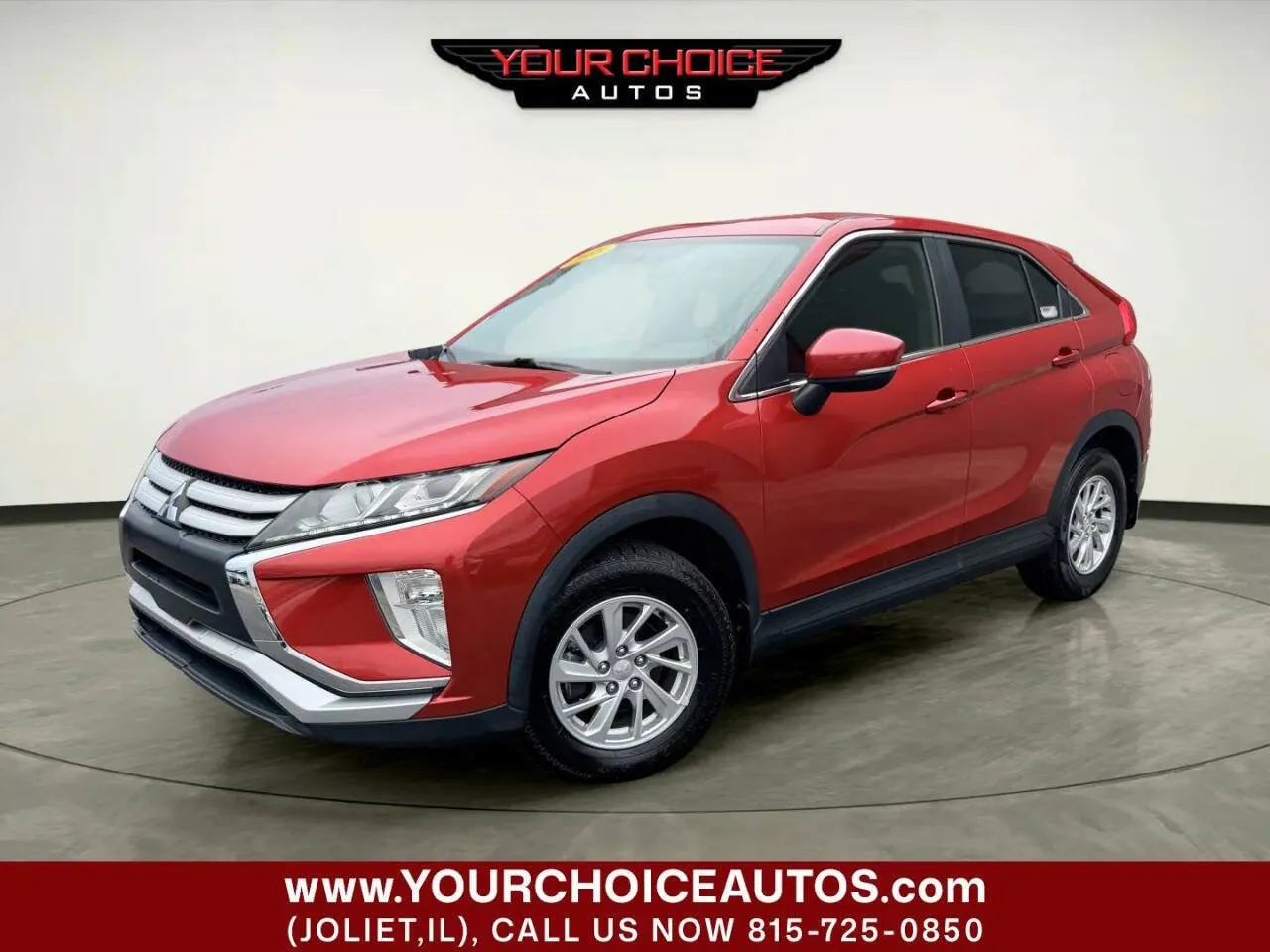 Red 2018 Mitsubishi Eclipse Cross ES for sale in Joliet, IL