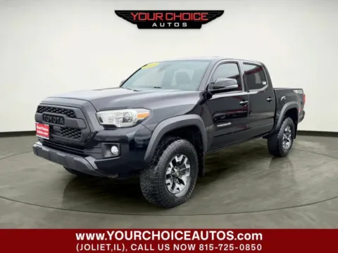 Black 2019 Toyota Tacoma TRD Off Road 4x4 4dr Double Cab 5.0 ft SB 6A for sale in Joliet, IL