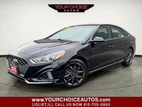 Black 2018 Hyundai Sonata Sport for sale in Joliet, IL