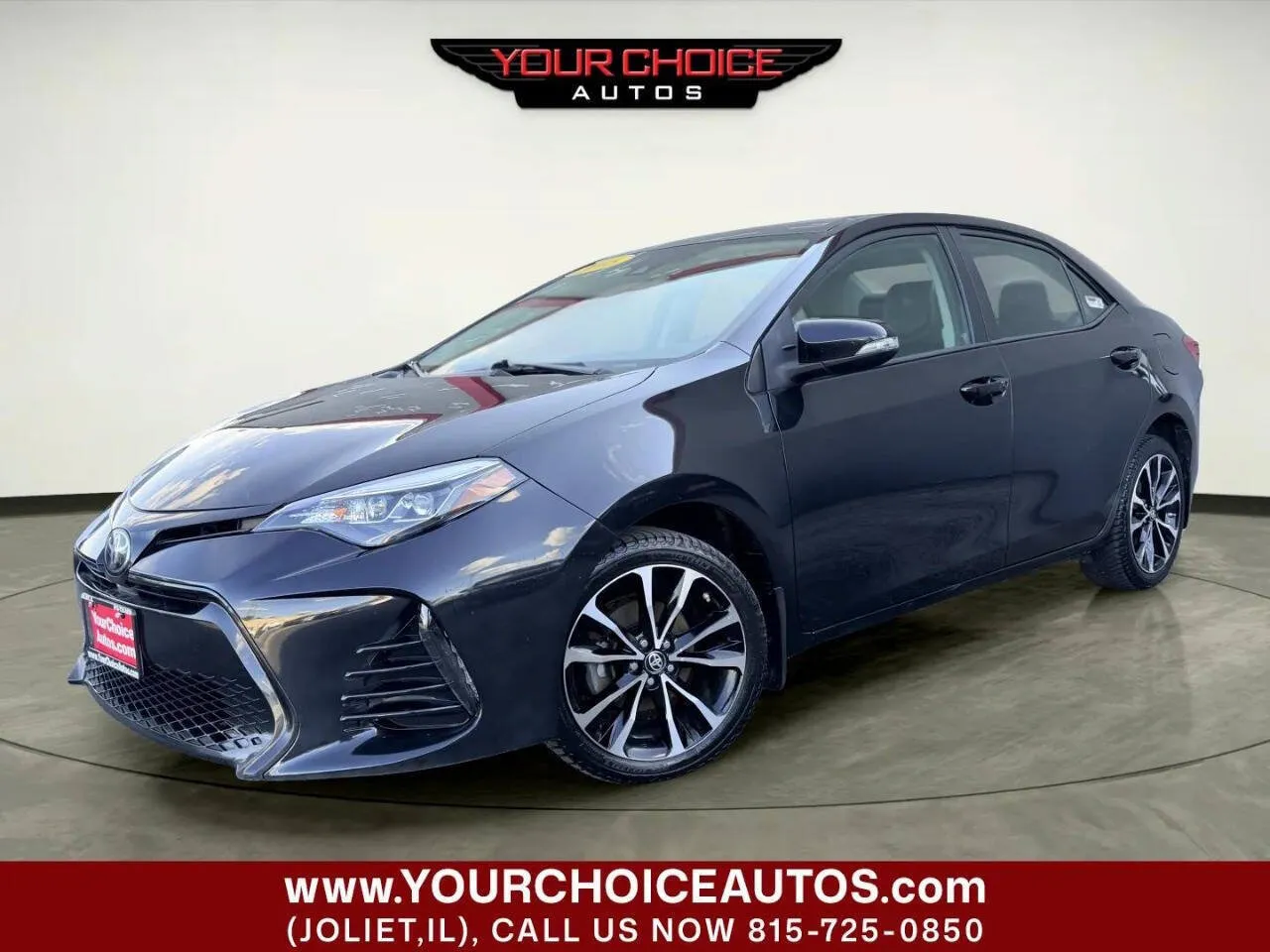 Black 2018 Toyota Corolla SE 4dr Sedan CVT for sale in Joliet, IL
