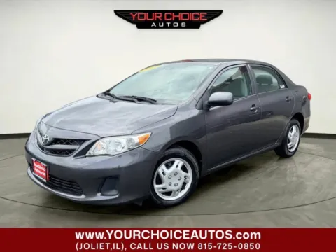 Gray 2013 Toyota Corolla LE 4dr Sedan 4A for sale in Joliet, IL