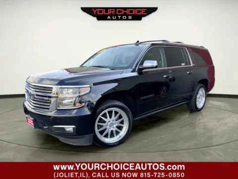 Black 2016 Chevrolet Suburban LTZ for sale in Joliet, IL
