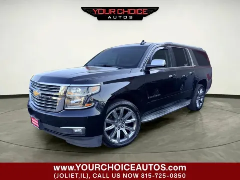 Black 2015 Chevrolet Suburban LTZ for sale in Joliet, IL