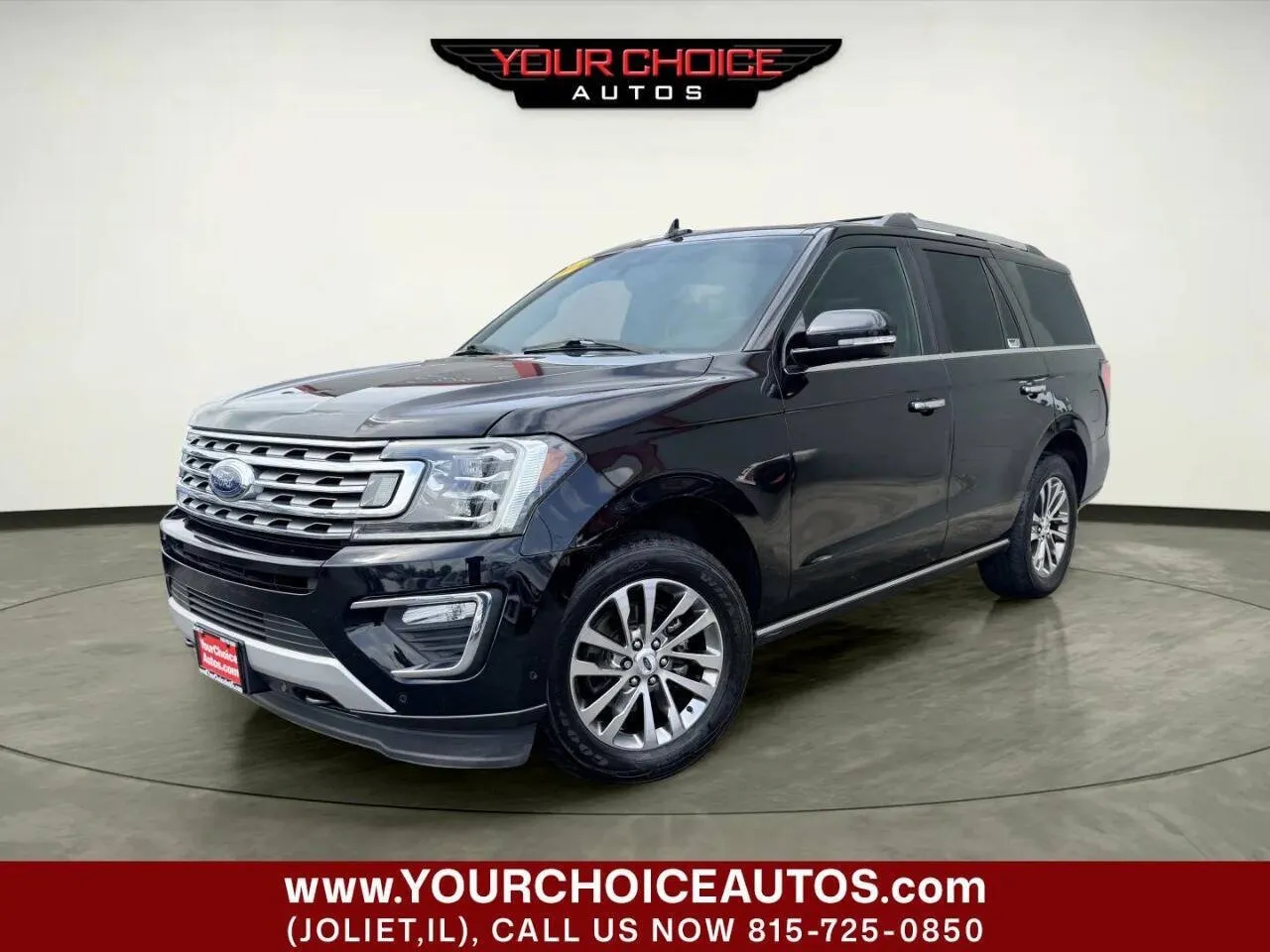 Black 2018 Ford Expedition Limited for sale in Joliet, IL