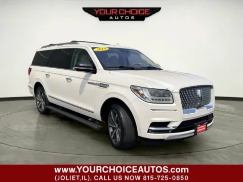 White 2019 Lincoln Navigator L Reserve for sale in Joliet, IL