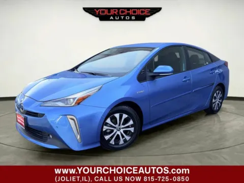 Blue 2022 Toyota Prius LE AWD e 4dr Hatchback for sale in Joliet, IL