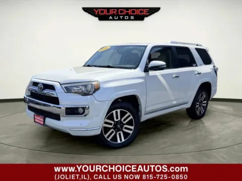 White 2016 Toyota 4Runner Limited AWD 4dr SUV for sale in Joliet, IL