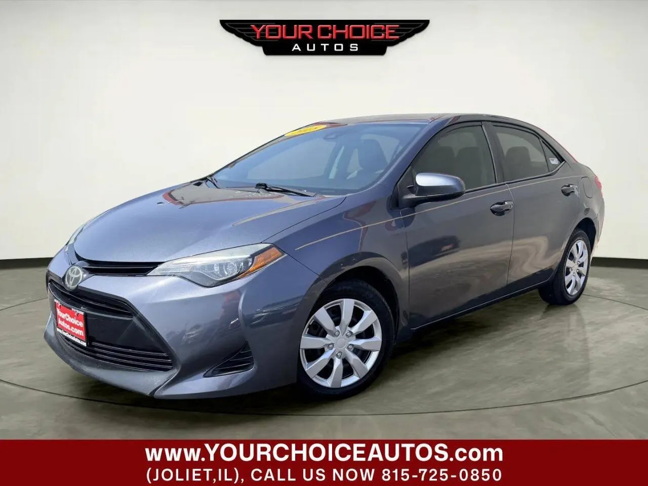 Gray 2018 Toyota Corolla LE 4dr Sedan for sale in Joliet, IL