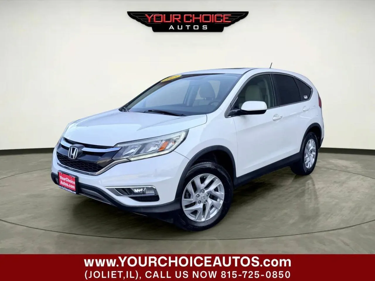 White 2015 Honda CR-V EX for sale in Joliet, IL