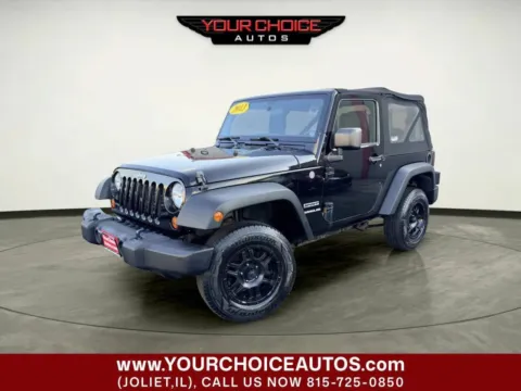 Black 2013 Jeep Wrangler Sport for sale in Joliet, IL