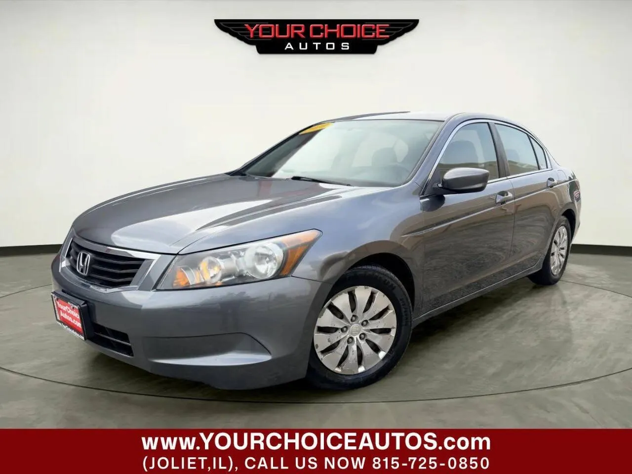 Gray 2010 Honda Accord Sdn LX for sale in Joliet, IL