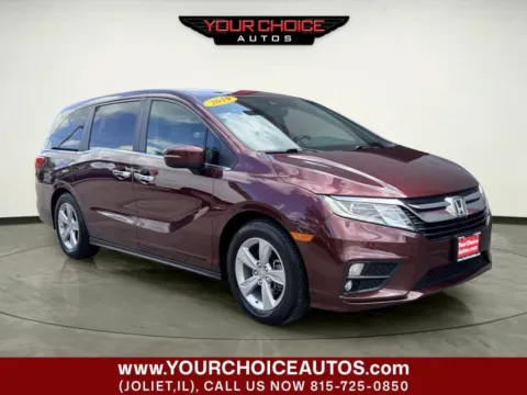 Red 2019 Honda Odyssey EX L 4dr Mini Van for sale in Joliet, IL