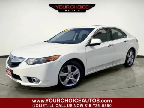 White 2011 Acura TSX Base 4dr Sedan 5A for sale in Joliet, IL