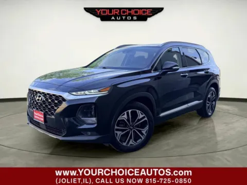 Black 2020 Hyundai Santa Fe SEL for sale in Joliet, IL