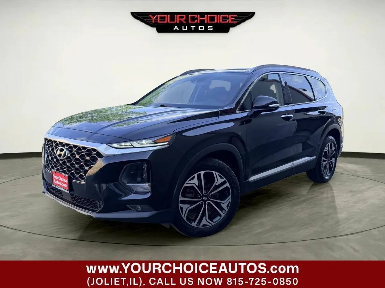 Black 2020 Hyundai Santa Fe SEL for sale in Joliet, IL