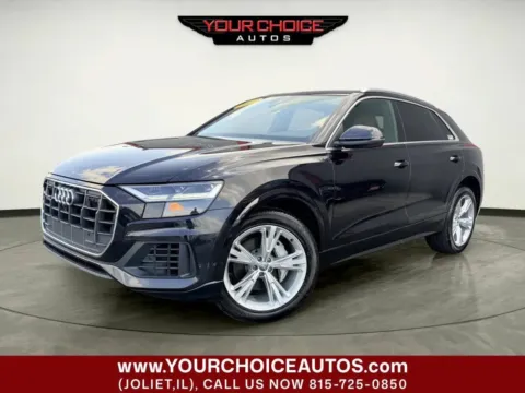 Black 2019 Audi Q8 Premium Plus for sale in Joliet, IL