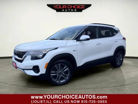 White 2023 Kia Seltos S for sale in Joliet, IL