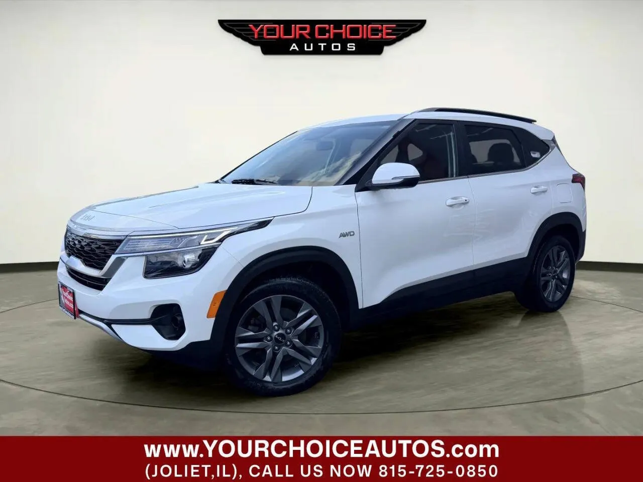 White 2023 Kia Seltos S for sale in Joliet, IL
