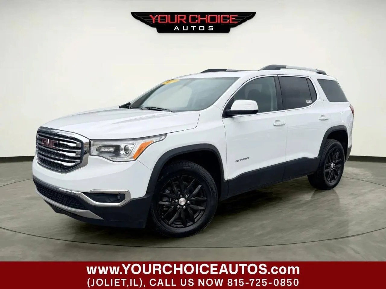 White 2019 GMC Acadia SLT for sale in Joliet, IL