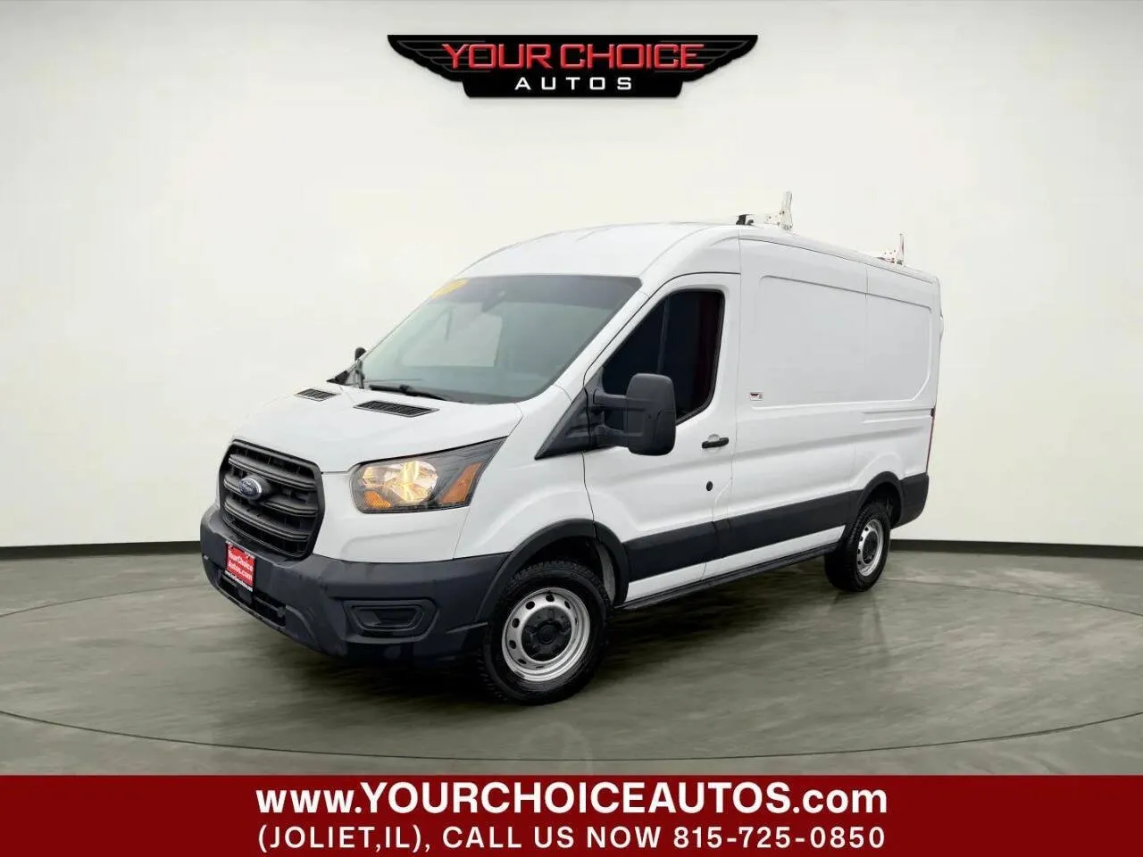 White 2020 Ford Transit Cargo Van 250 3dr SWB Medium Roof Cargo Van for sale in Joliet, IL