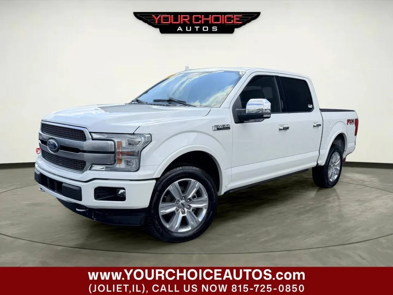 Black 2020 Ford F-150 Platinum 4x4 4dr SuperCrew 5.5 ft. SB for sale in Joliet, IL